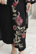 Zaiwa 3pc Khaddar Embroidered Long Shirt Suit with Chiffon Dupatta ZWL15