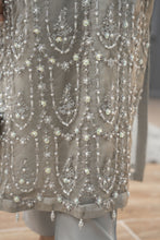Starstruck by Ain – Silver Net Embroidered 2pc Dress with Shimmer Inner SBA7