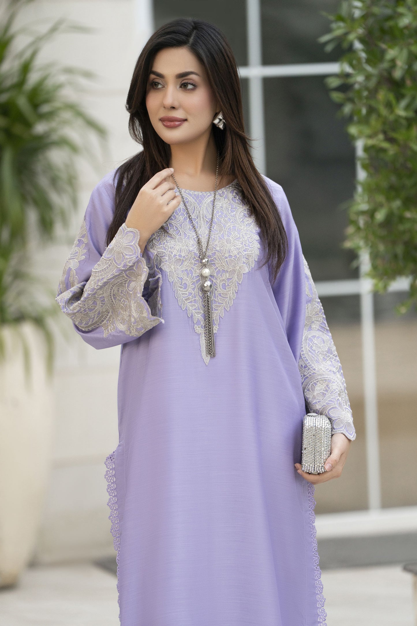 Glow by Hemline – Embroidered Viscose Ready-to-Wear 2PC Suit Glow2
