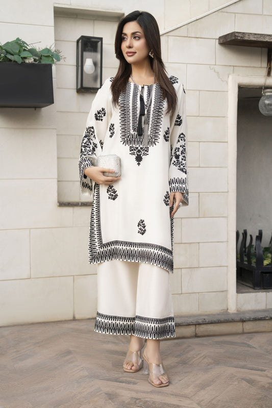 Glow by Hemline – 2PC Embroidered Viscose Ready to Wear Suit Glow9