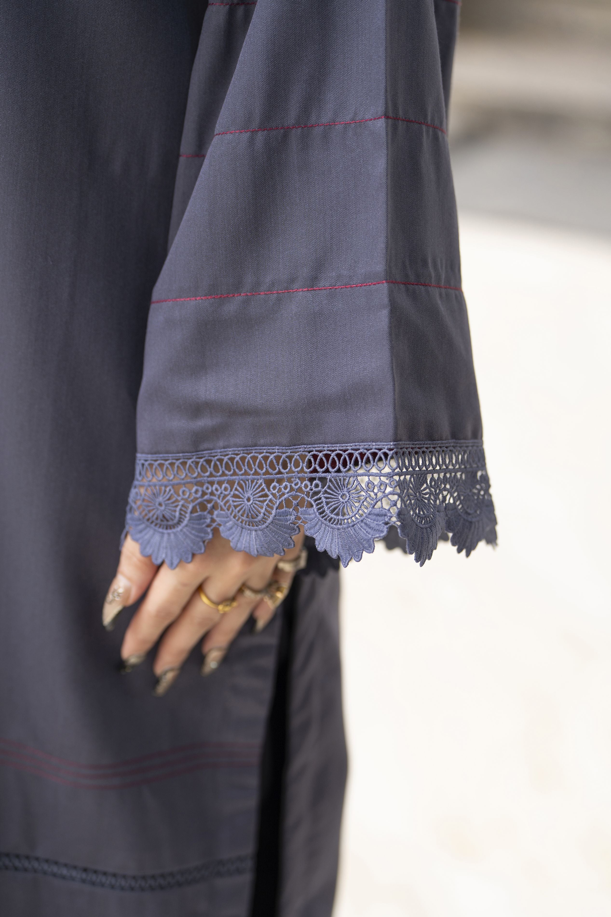 Aabpara Simply Warm Winter Linen 3pc Ready to Wear with Dyed Net Dupatta SWA1