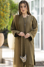 Aabpara Simply Warm Winter Linen 3pc Ready to Wear with Dyed Net Dupatta SWA2