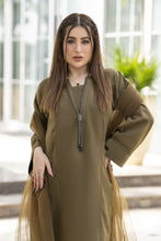Aabpara Simply Warm Winter Linen 3pc Ready to Wear with Dyed Net Dupatta SWA2