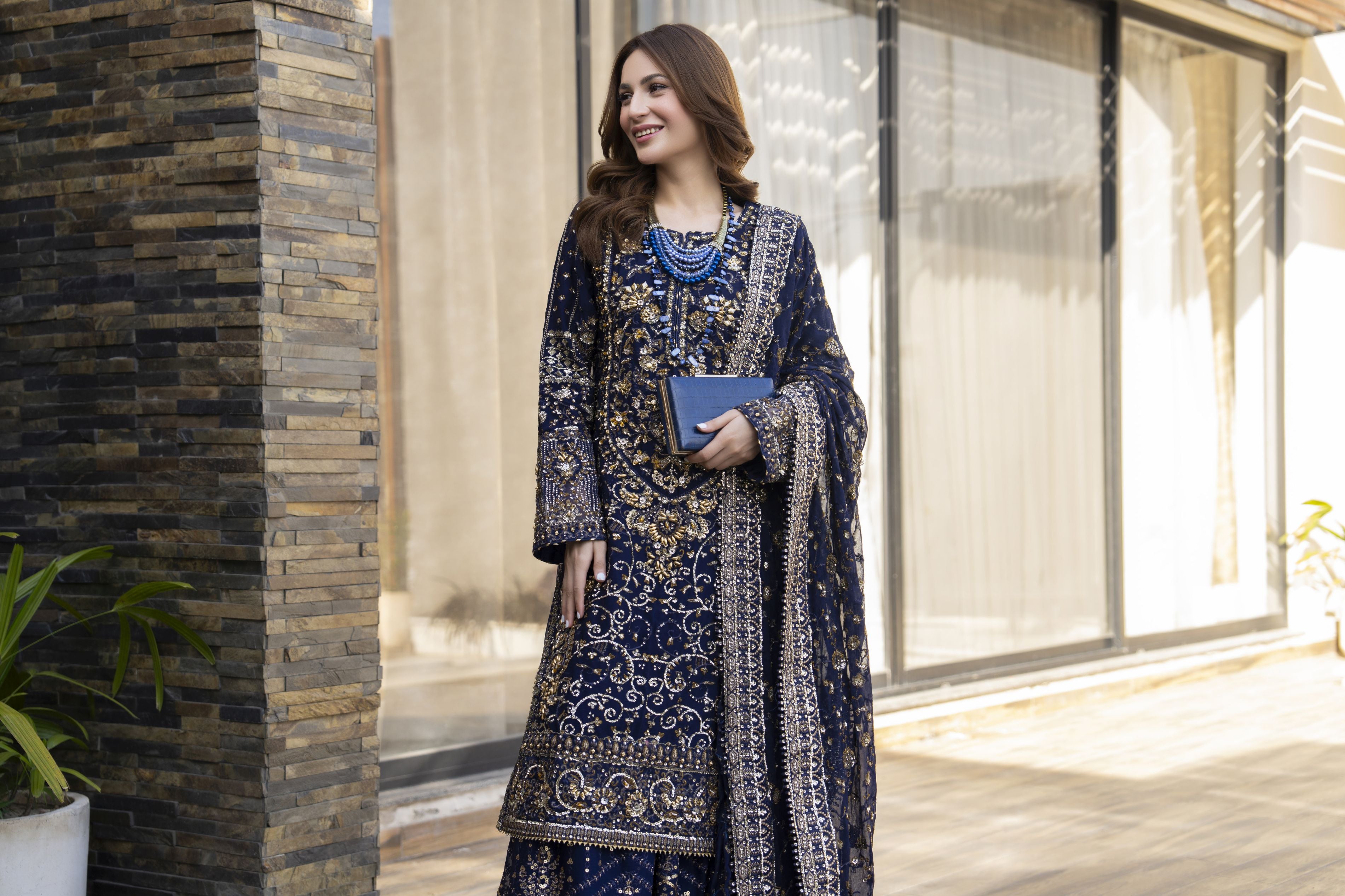 Shaadi Glam Formal Designer Womenswear Dress by Silver SGFD6