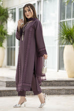 Aabpara Simply Warm Winter Linen 3pc Ready to Wear with Dyed Net Dupatta SWA3