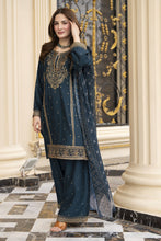 Threads of Love by Hemline – TOL5 Embroidered Viscose Mother Daughter Matching Dress