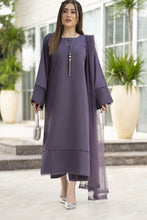 Aabpara Simply Warm Winter Linen 3pc Ready to Wear with Dyed Net Dupatta SWA4