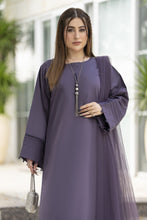 Aabpara Simply Warm Winter Linen 3pc Ready to Wear with Dyed Net Dupatta SWA4