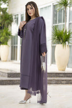 Aabpara Simply Warm Winter Linen 3pc Ready to Wear with Dyed Net Dupatta SWA4