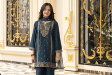 Threads of Love by Hemline – TOL5 Embroidered Viscose Mother Daughter Matching Dress