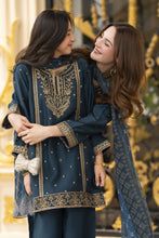 Threads of Love by Hemline – TOL5 Embroidered Viscose Mother Daughter Matching Dress