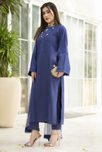 Aabpara Simply Warm Winter Linen 3pc Ready to Wear with Dyed Net Dupatta SWA5