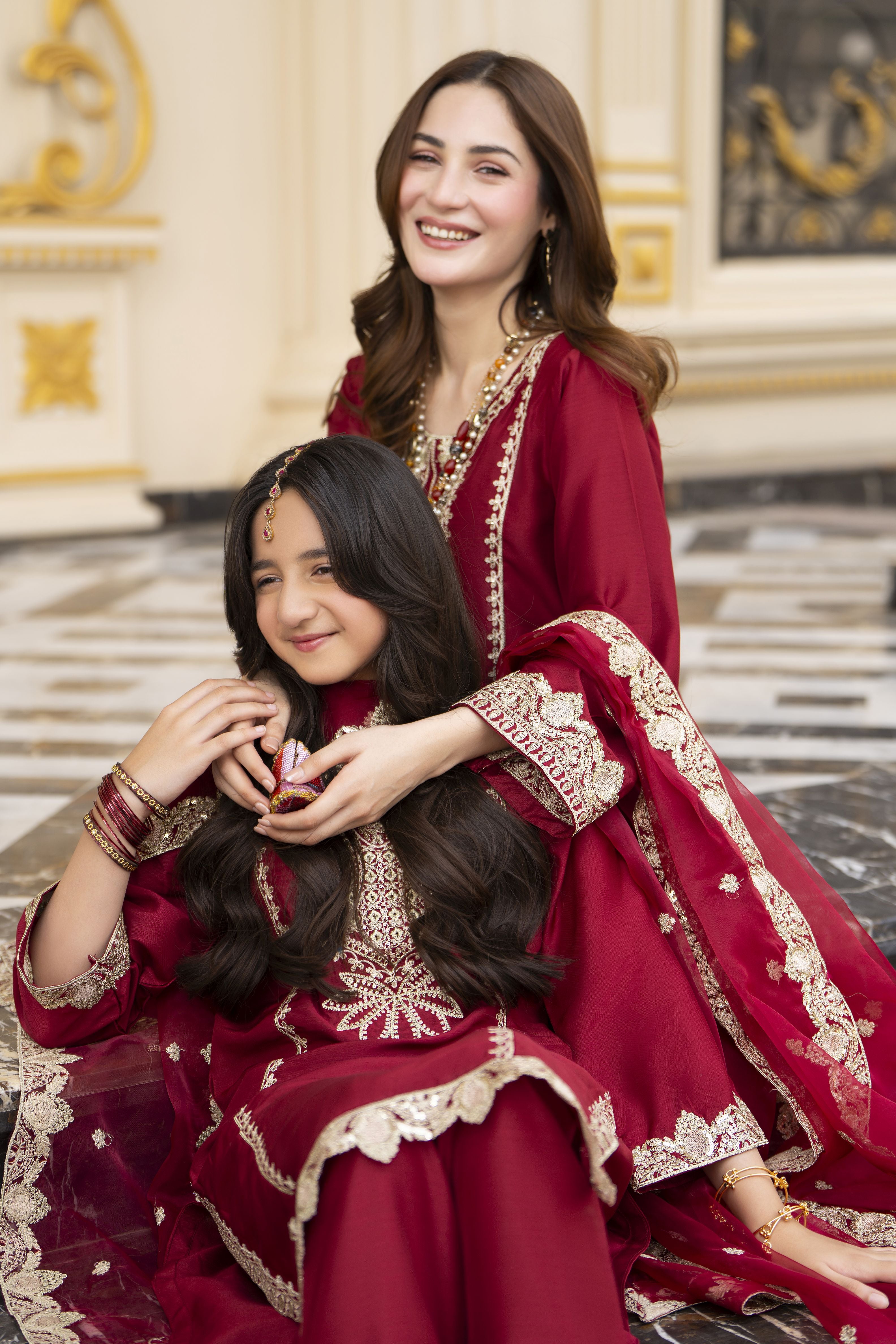 Threads of Love by Hemline – TOL9 Mother Daughter Matching Dress