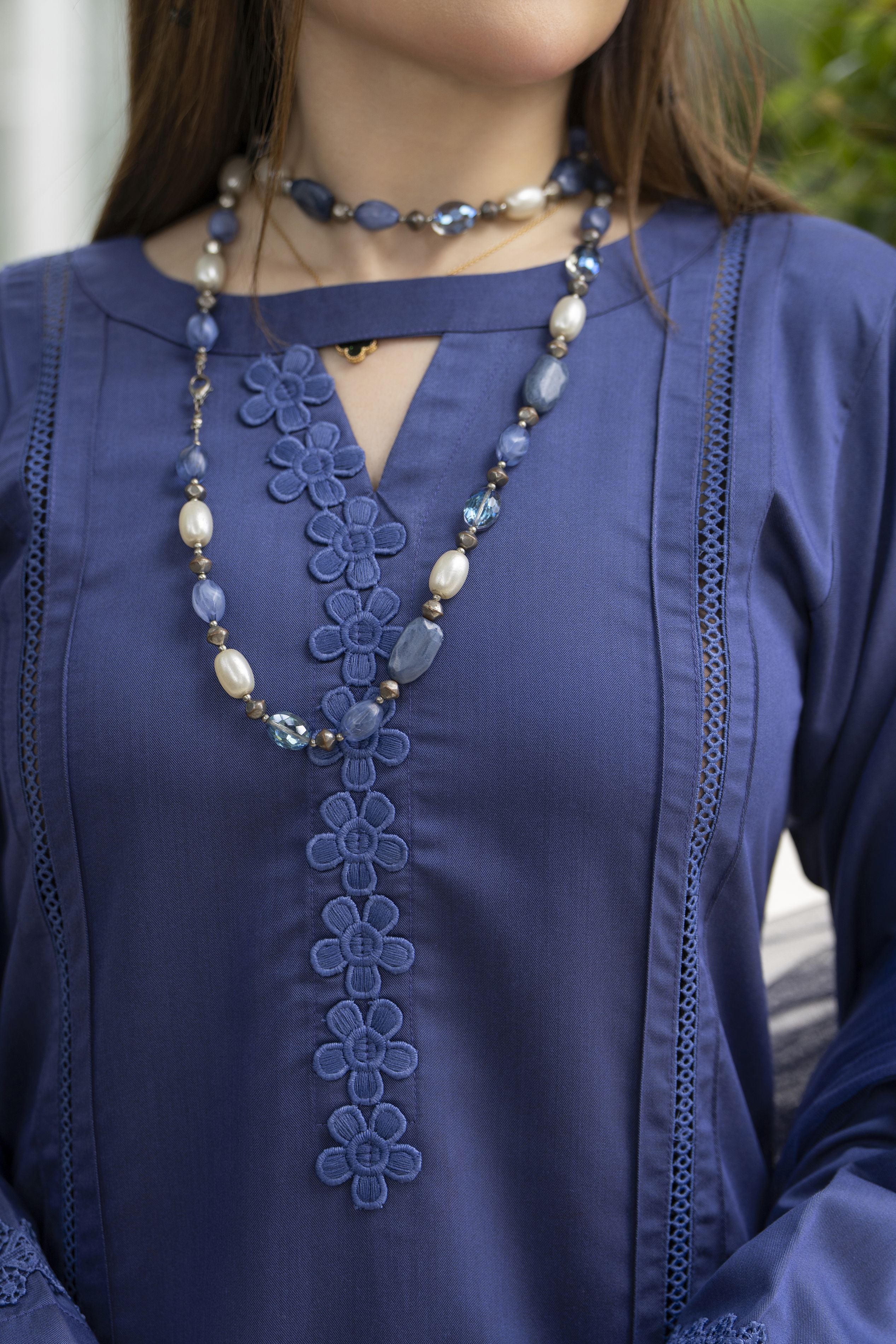 Aabpara Simply Warm Winter Linen 3pc Ready to Wear with Dyed Net Dupatta SWA5