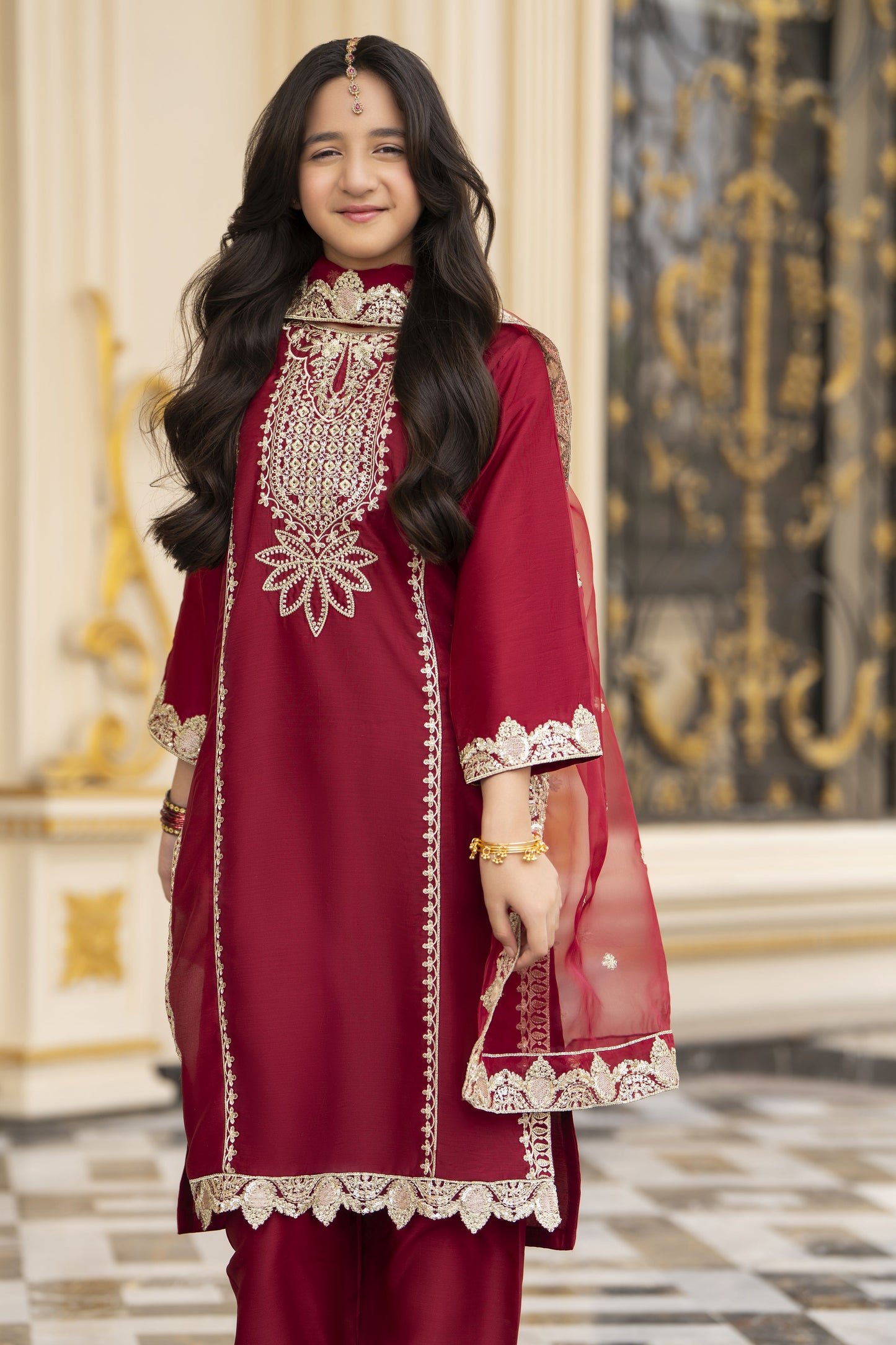 Threads of Love by Hemline – TOL9 Mother Daughter Matching Dress