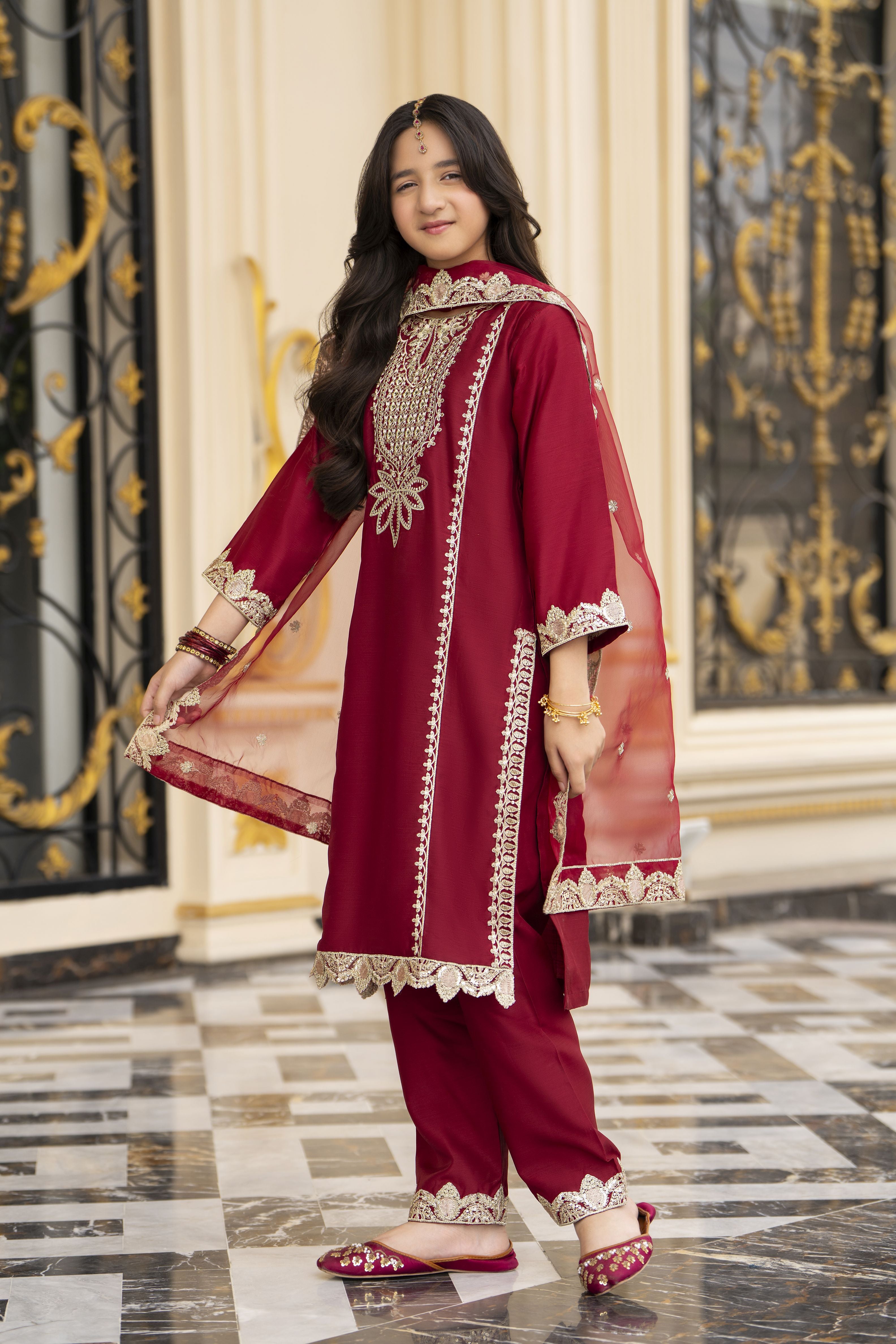 Threads of Love by Hemline – TOL9 Mother Daughter Matching Dress