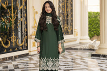 Threads of Love by Hemline – TOL1 Embroidered Viscose Mother Daughter Matching Dress