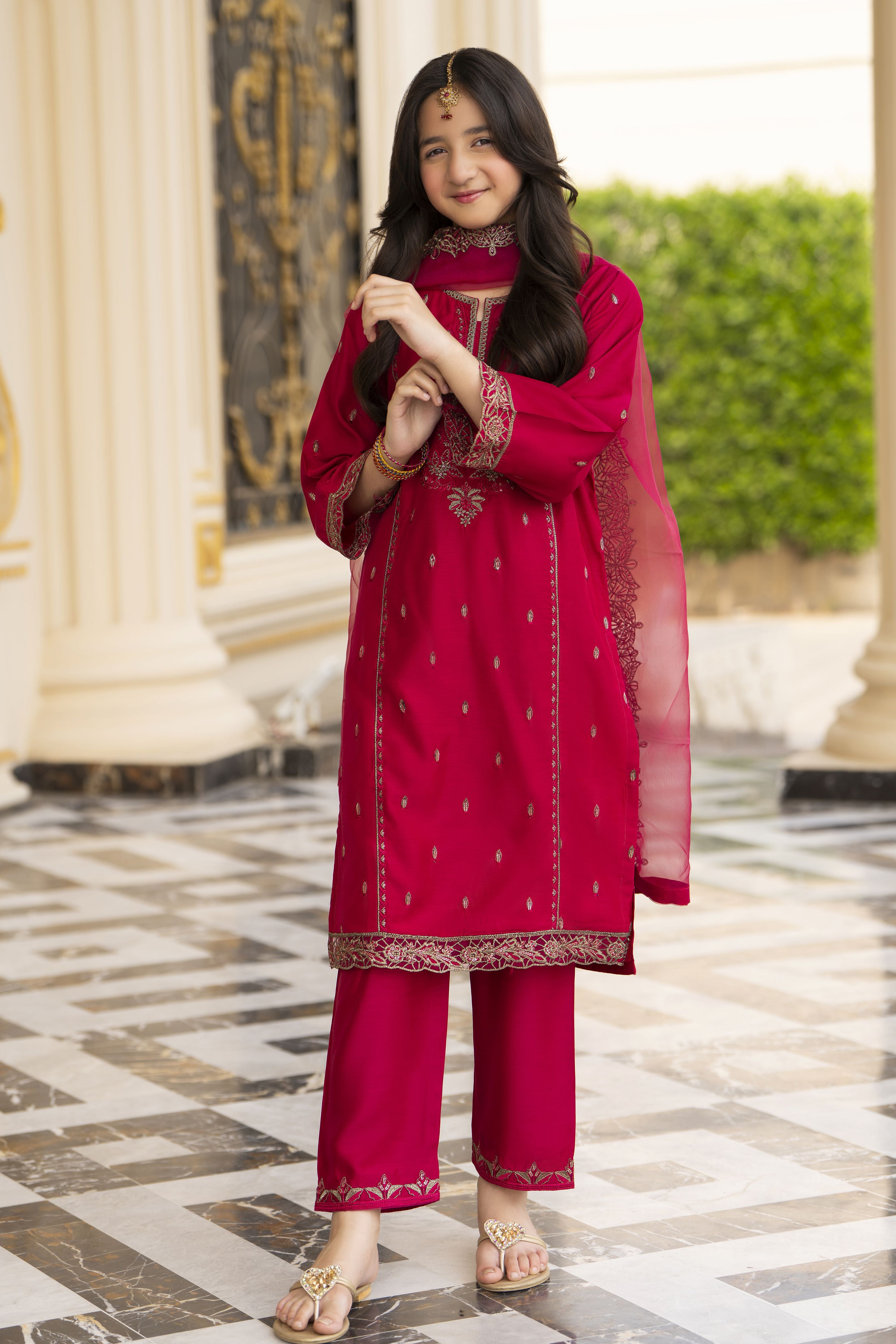 Threads of Love by Hemline – TOL7 Mother Daughter Matching Dress