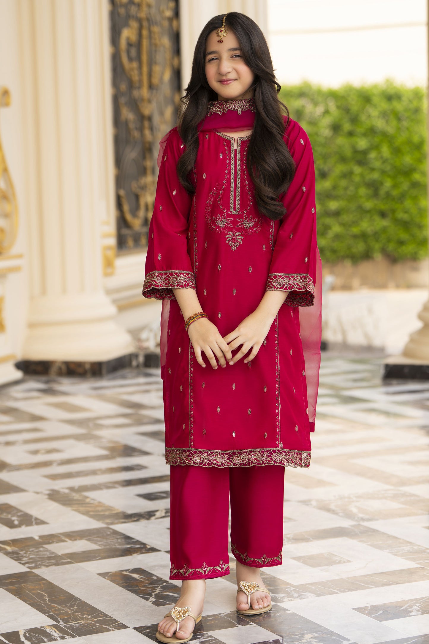 Threads of Love by Hemline – TOL7 Mother Daughter Matching Dress
