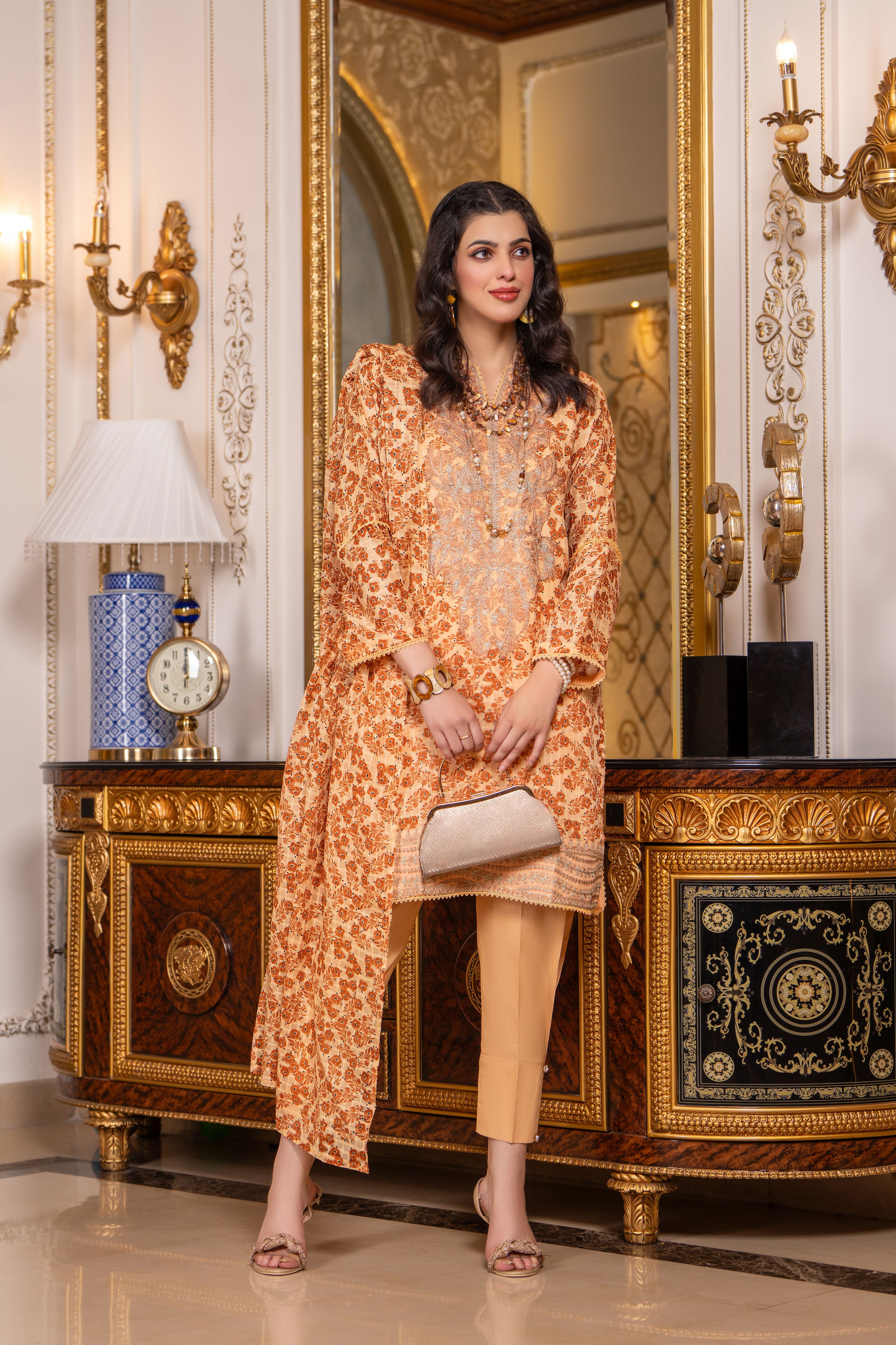 Gul Warun Doria Lawn Essential Prints GWEP04