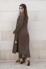 Aabpara Simply Warm Winter Linen 3pc Ready to Wear with Dyed Net Dupatta SWA7