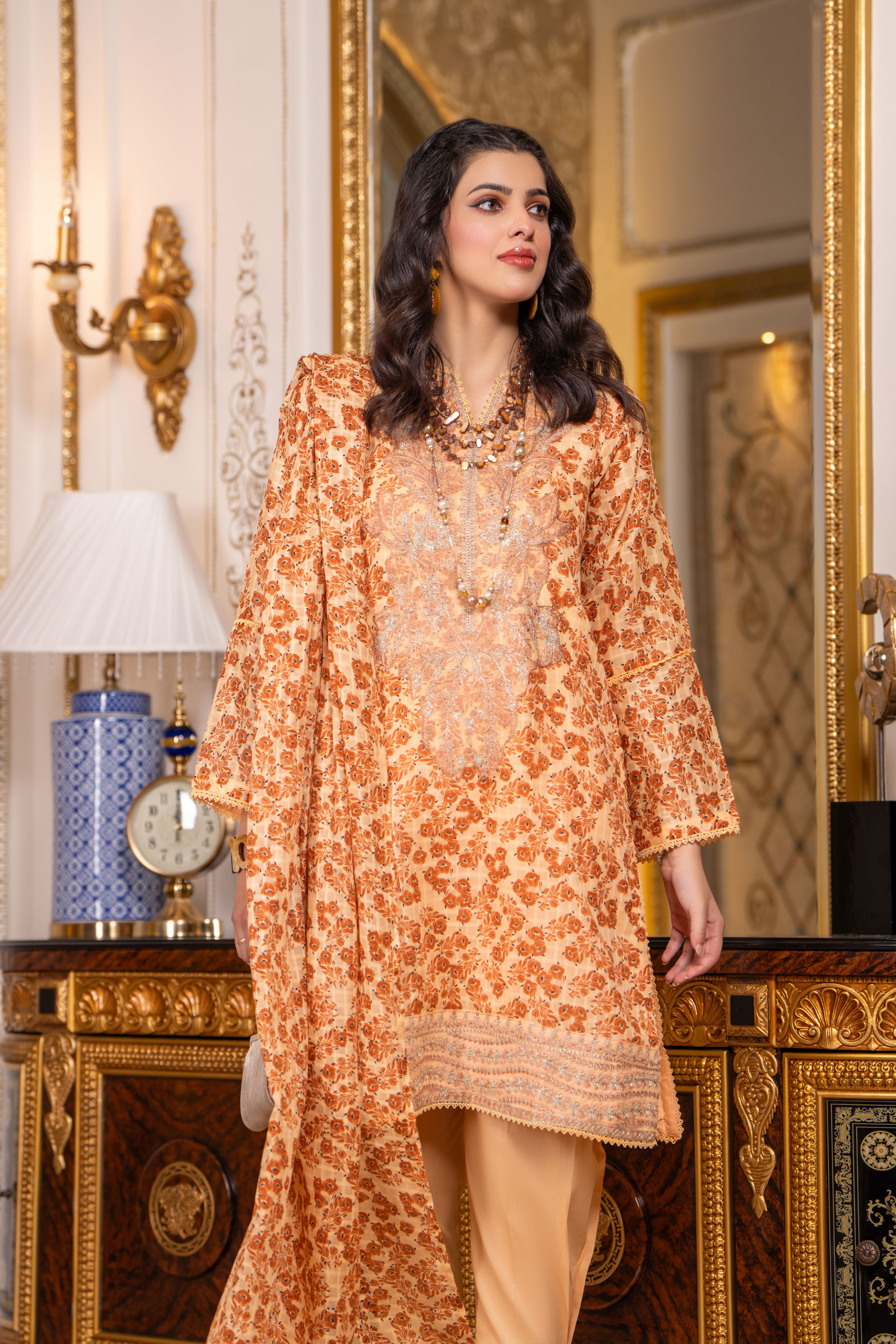 Gul Warun Doria Lawn Essential Prints GWEP04