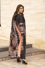 NBH8 Naqsh by Hemline Poly Grip 3PC A-Line Suit with Herringbone Dupatta