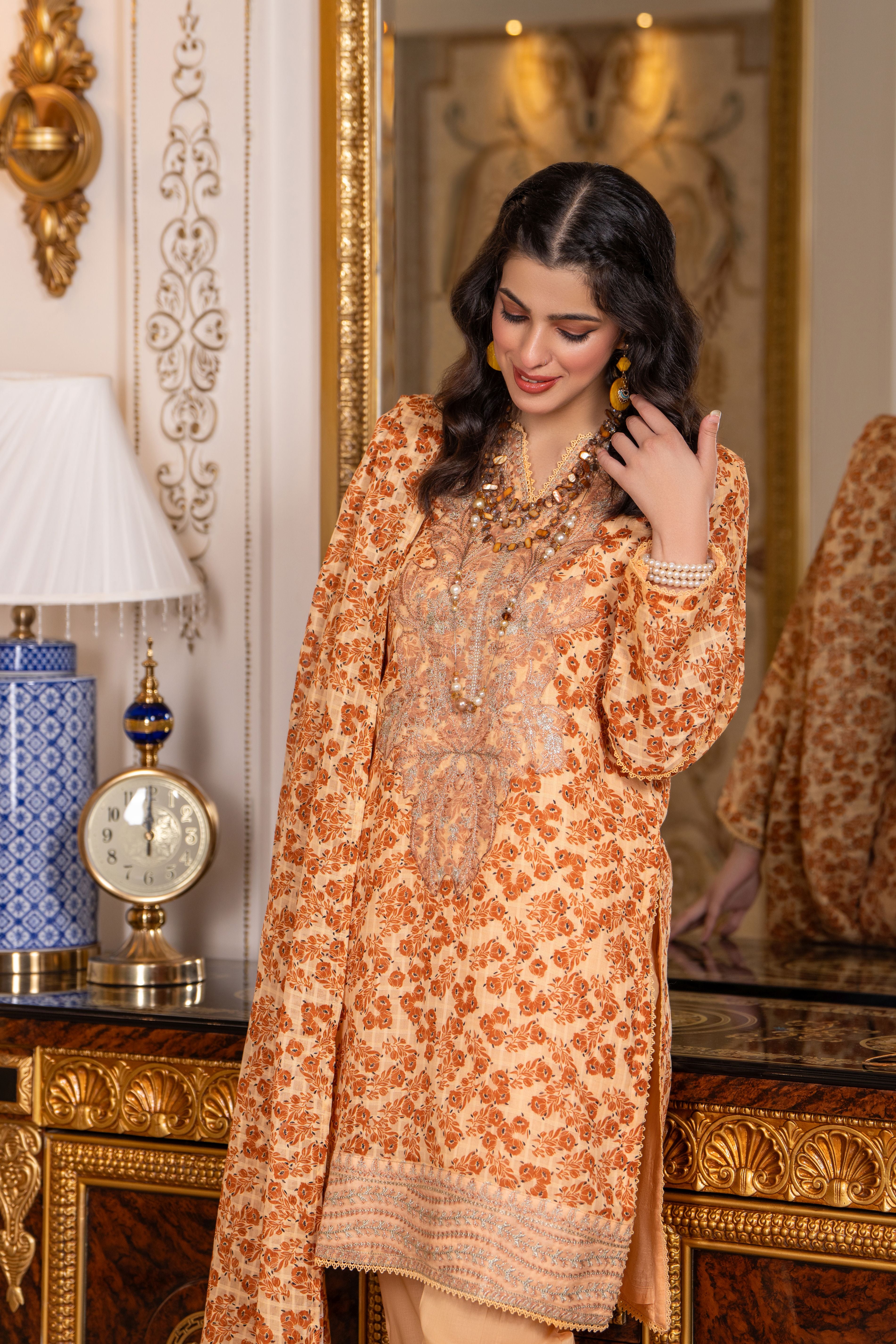 Gul Warun Doria Lawn Essential Prints GWEP04