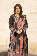 NBH8 Naqsh by Hemline Poly Grip 3PC A-Line Suit with Herringbone Dupatta