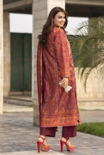 NBH7 Naqsh by Hemline Poly Grip 3PC A-Line Suit with Herringbone Dupatta