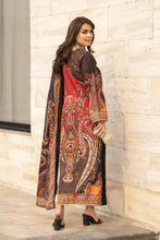 NBH10 Naqsh by Hemline Poly Grip 3PC A-Line Suit with Dupatta