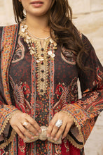 NBH10 Naqsh by Hemline Poly Grip 3PC A-Line Suit with Dupatta