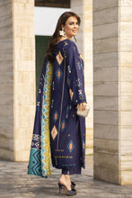 NBH5 Naqsh by Hemline Printed Poly Grip 3PC A-Line Suit