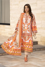 NBH9 Naqsh by Hemline Poly Grip 3PC A-Line Suit with Dupatta