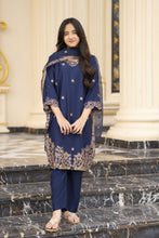 Threads of Love by Hemline – TOL2 Embroidered Viscose Mother Daughter Matching Dress