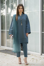 Aabpara Simply Warm Winter Linen 3pc Ready to Wear with Dyed Net Dupatta SWA9