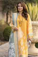 NBH1 Naqsh by Hemline Printed Poly Grip 3PC Suit with Herringbone Dupatta
