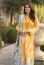 NBH1 Naqsh by Hemline Printed Poly Grip 3PC Suit with Herringbone Dupatta