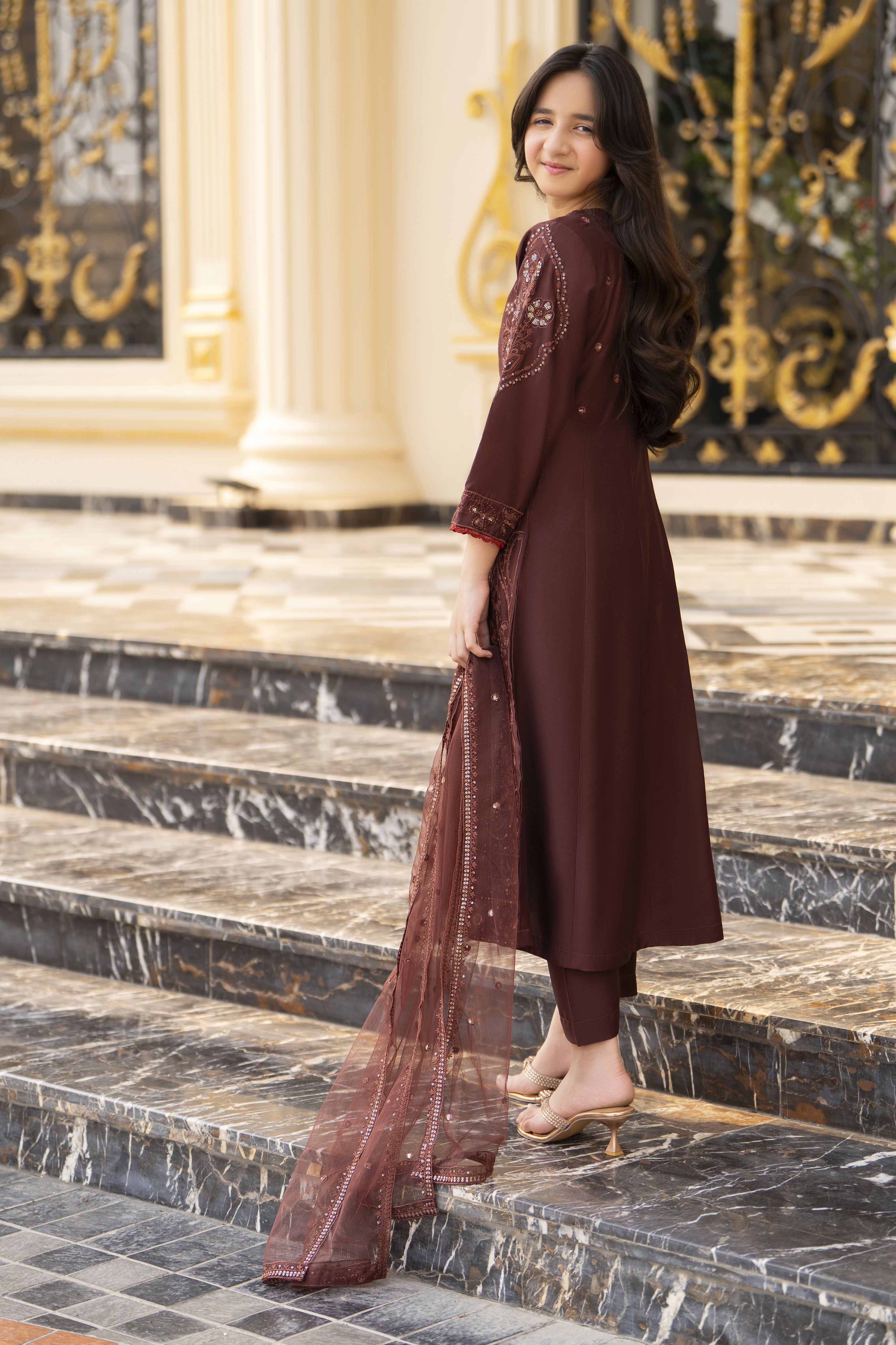 Threads of Love by Hemline – TOL10 Mother Daughter Matching Frock