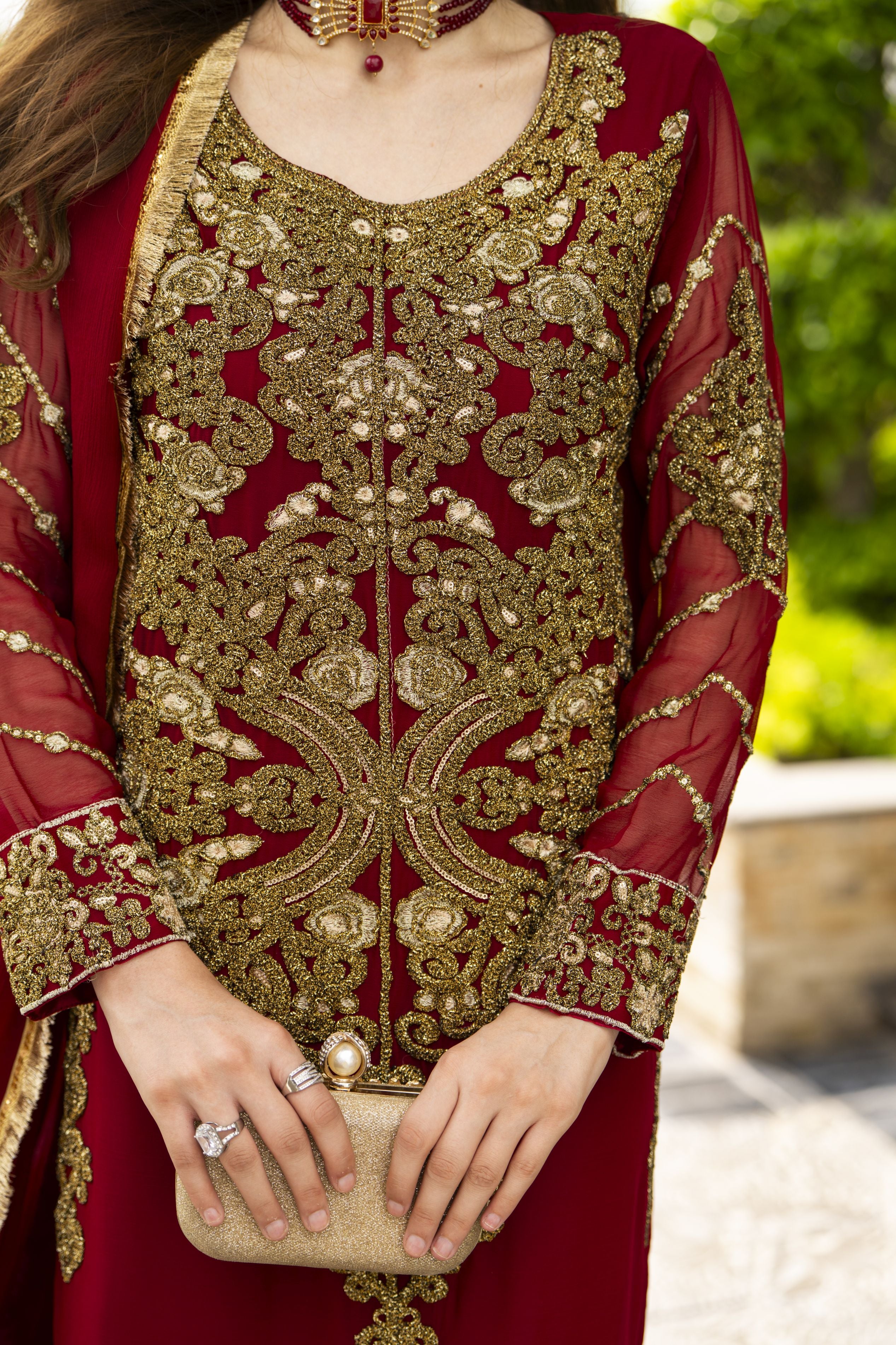 Chiffon Ready to Wear Embroidered Collection by Aleezay ALZM06