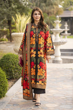 NBH2 Naqsh by Hemline Printed Poly Grip 3PC Suit with Herringbone Dupatta