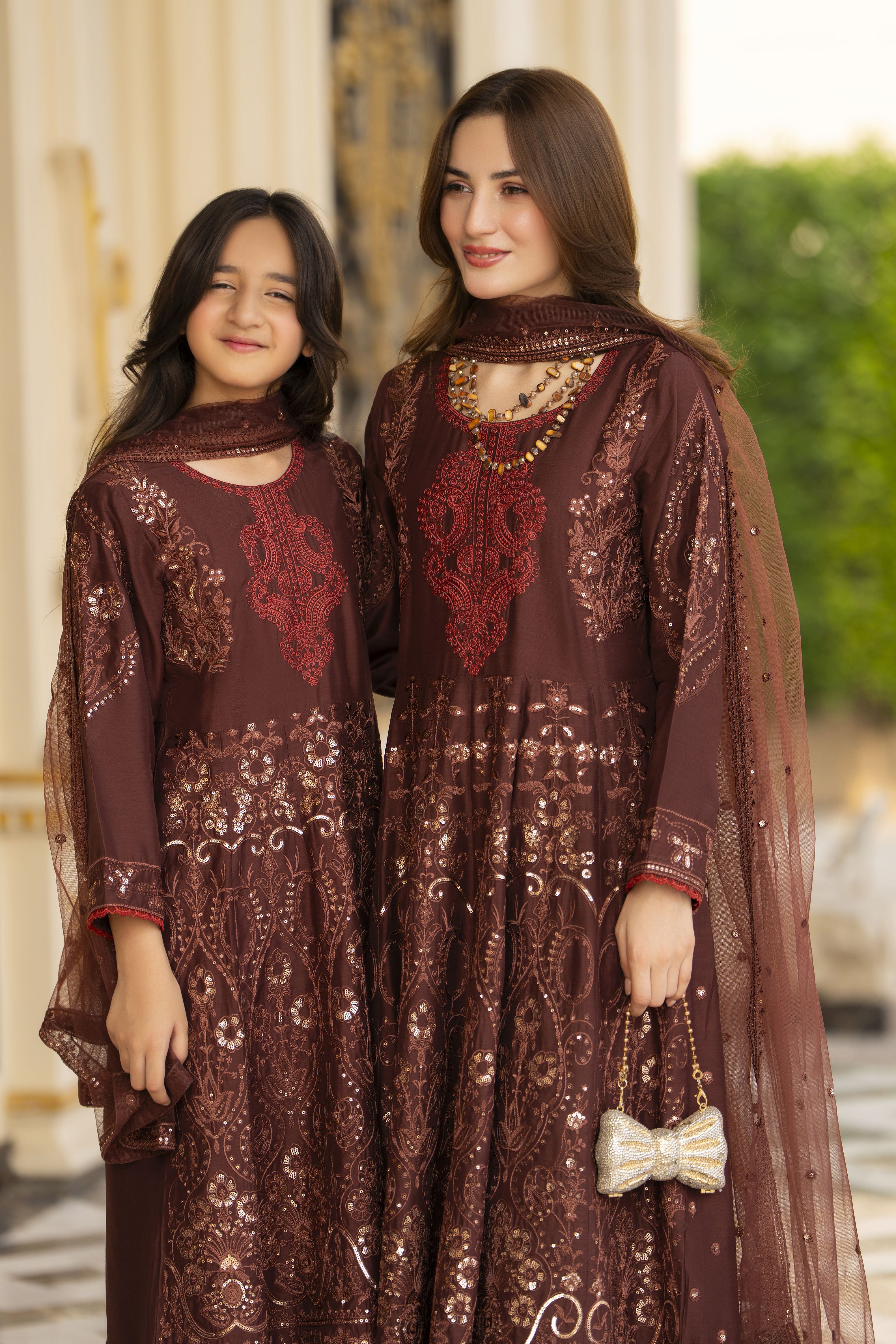 Threads of Love by Hemline – TOL10 Mother Daughter Matching Frock