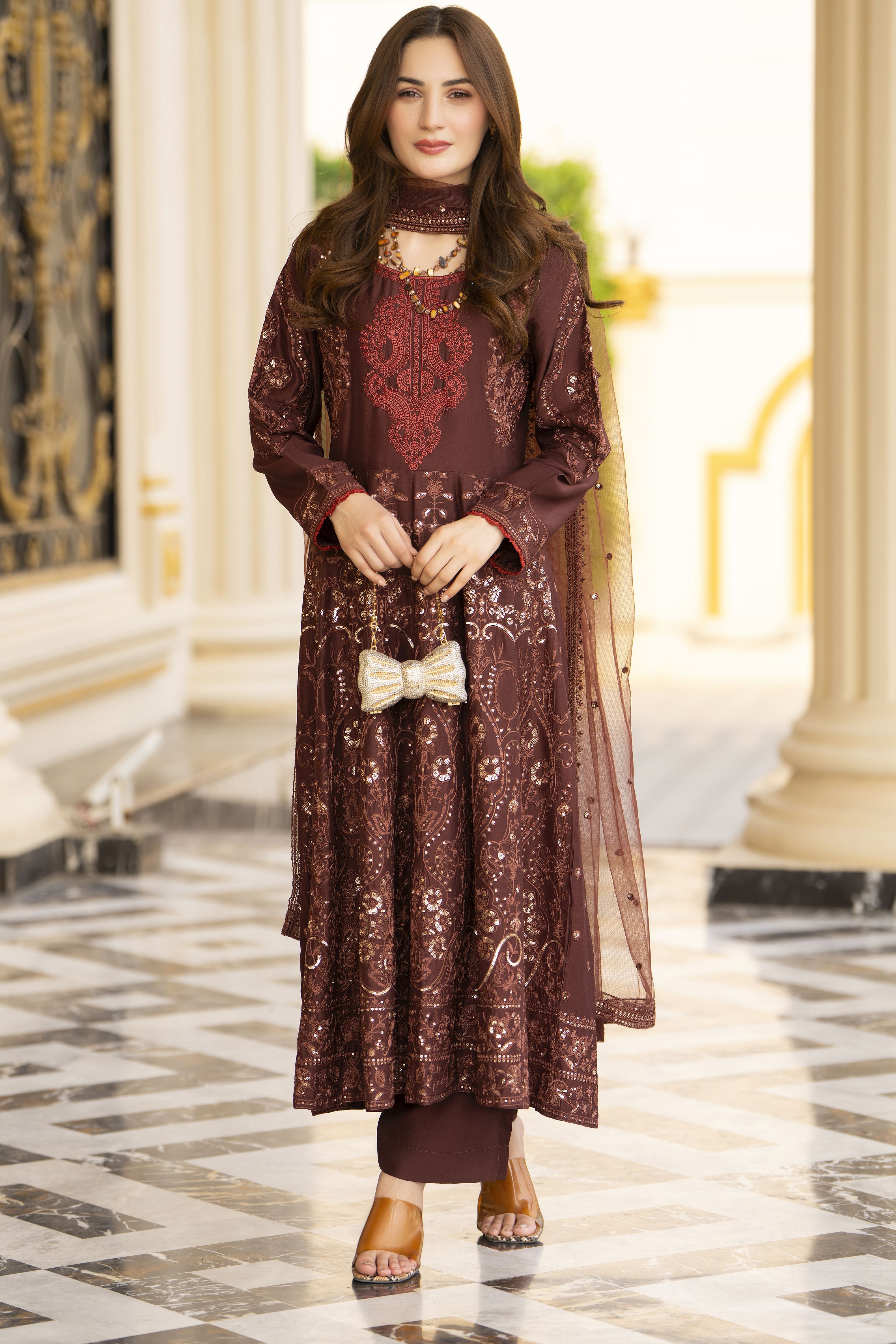 Threads of Love by Hemline – TOL10 Mother Daughter Matching Frock