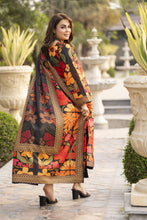 NBH2 Naqsh by Hemline Printed Poly Grip 3PC Suit with Herringbone Dupatta