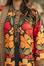 NBH2 Naqsh by Hemline Printed Poly Grip 3PC Suit with Herringbone Dupatta