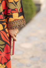 NBH2 Naqsh by Hemline Printed Poly Grip 3PC Suit with Herringbone Dupatta