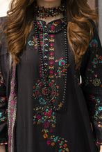 Black Cotton 3pc Ready to Wear Dress by Miski BYM8