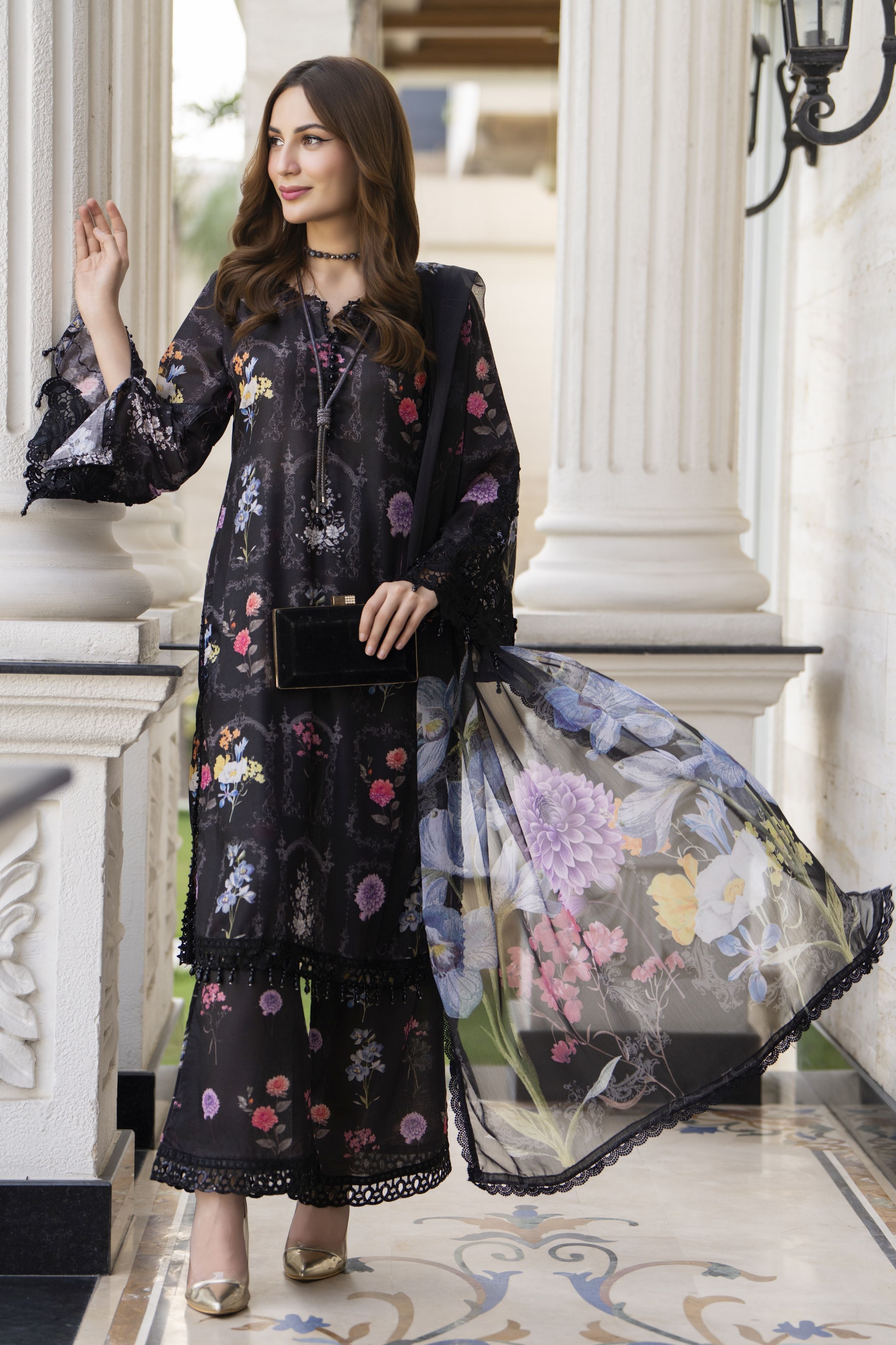 Silver Petals Ready to Wear Lawn Collection – SPRW4