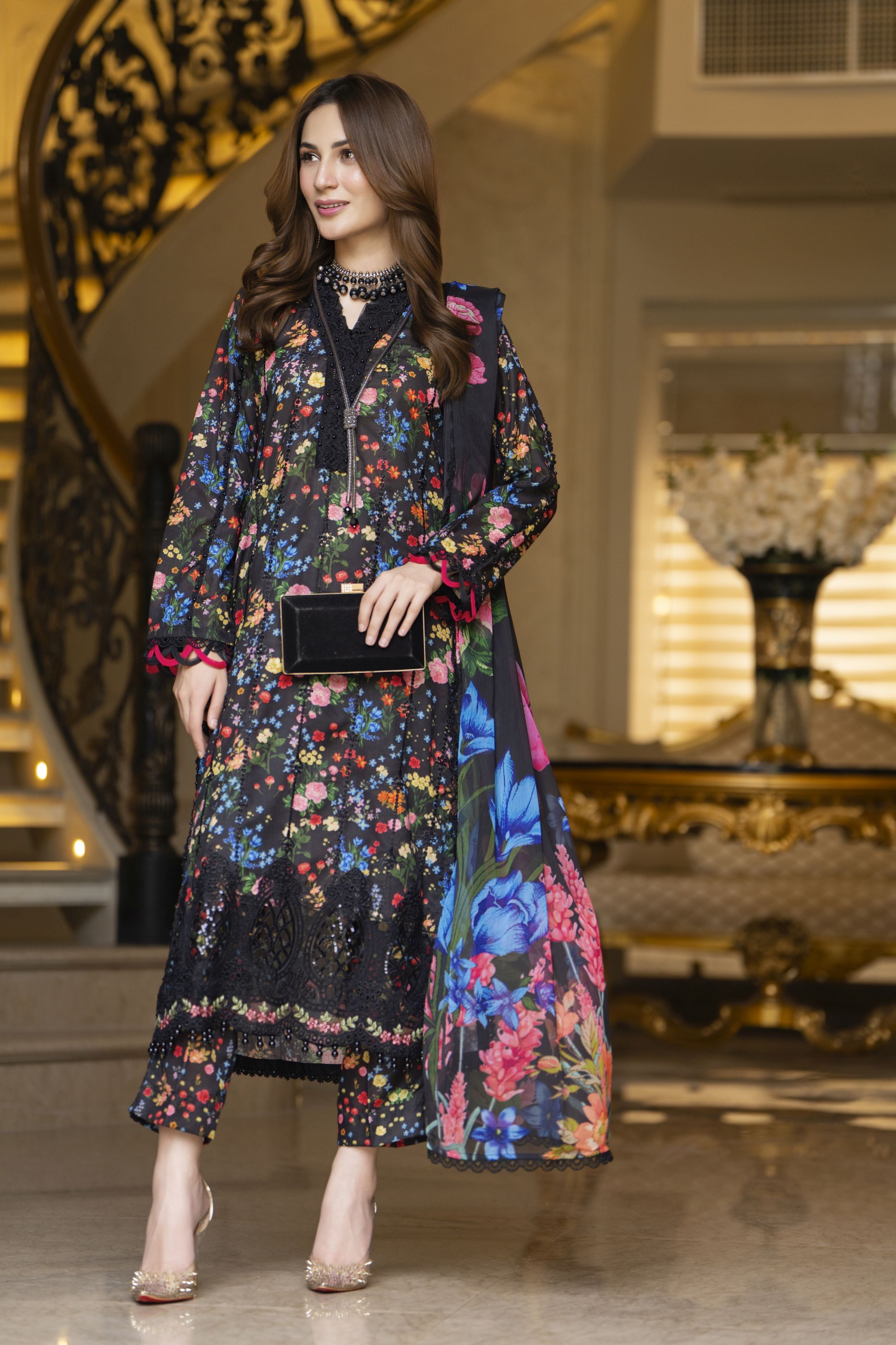 Silver Petals Ready to Wear Lawn Collection – SPRW2