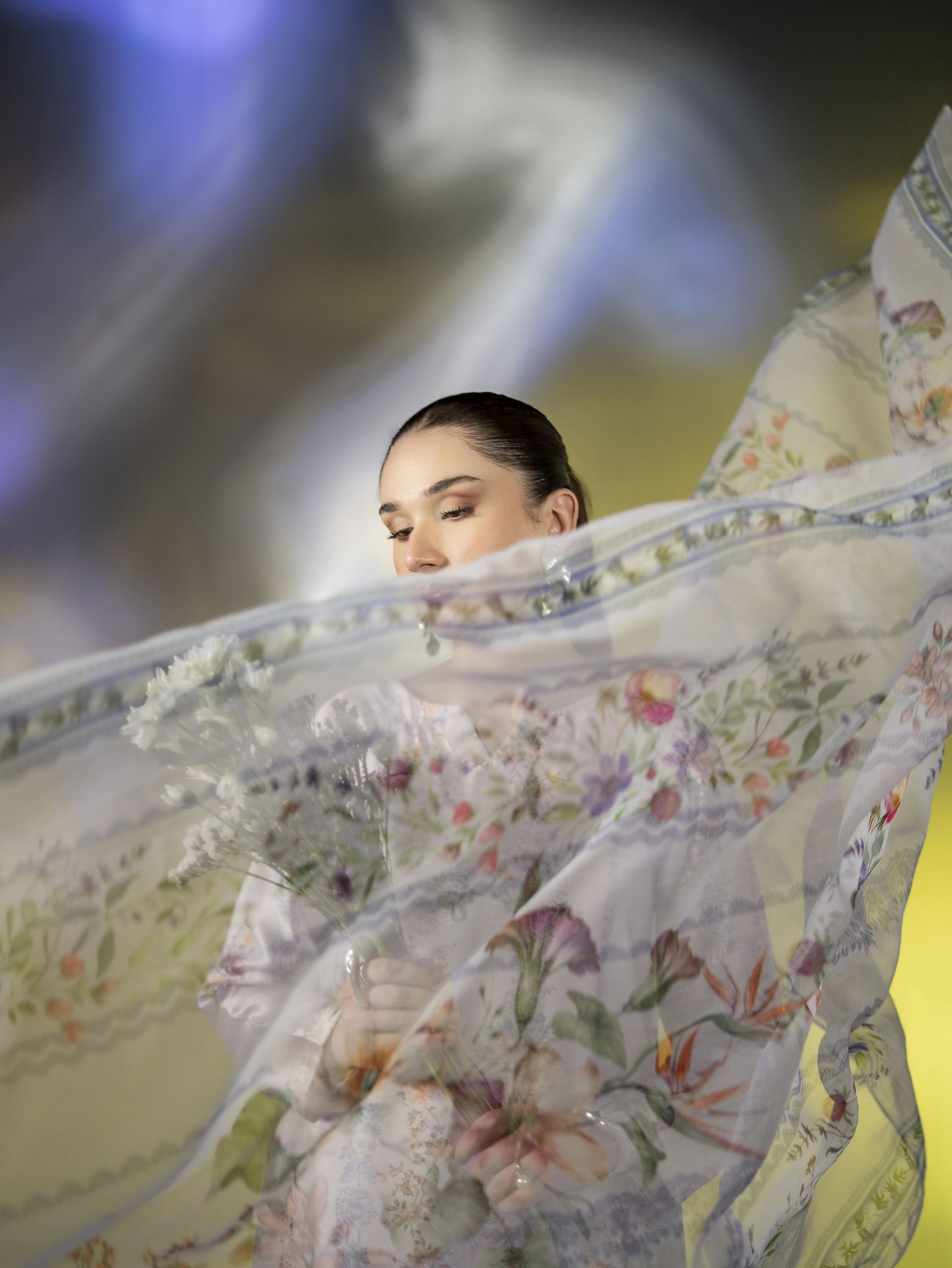 Mona Effortless Silk 3pc Ready to Wear Printed Silk Co-Ord Set SEM2